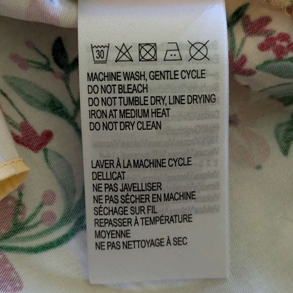 💛🏵️ Farm Rio 100% Viscose Floral Long-Sleeve Cutout Maxi Dress, M, NWT - Picture 6 of 17